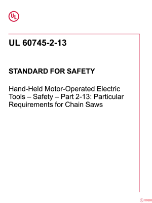 UL 60745-2-13 PDF UL 60745-2-13 PDF